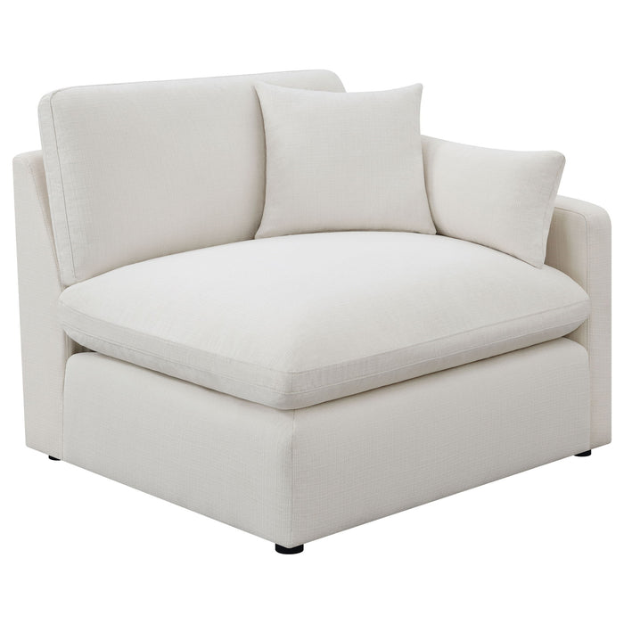 Greeley - 5 Piece Upholstered Modular Sectional Sofa - Ivory