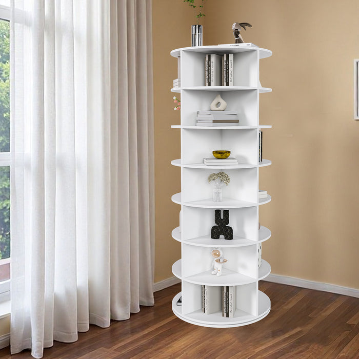 Rotating Shoe Rack Tower