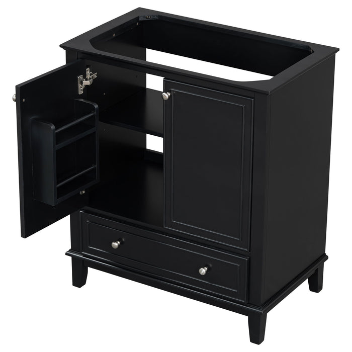Modern Bathroom Vanity Base Only With Doors And Drawer