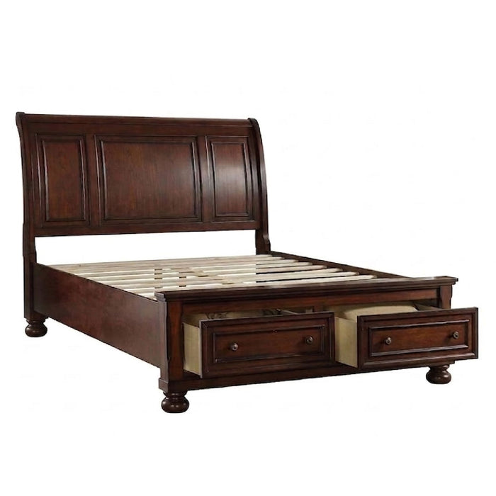Bed With 2 Panel Headboard And Footboard