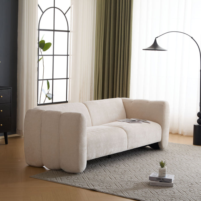 Tonson - 3 Seater Sofa, Wave Design