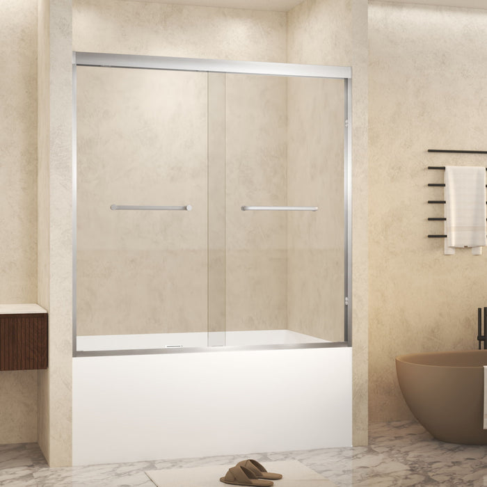 Double Sliding Shower Door With Explosion Proof Film