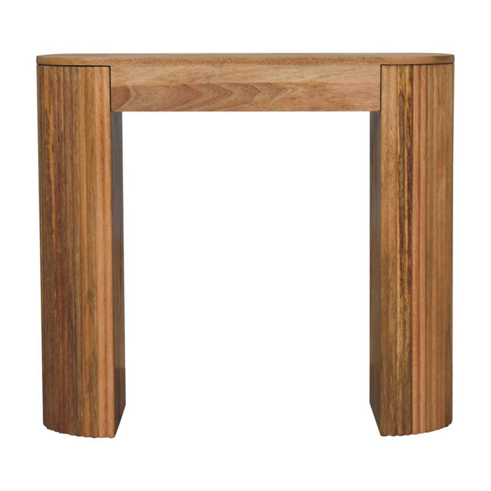 Soba - Straight Console Table - Oak