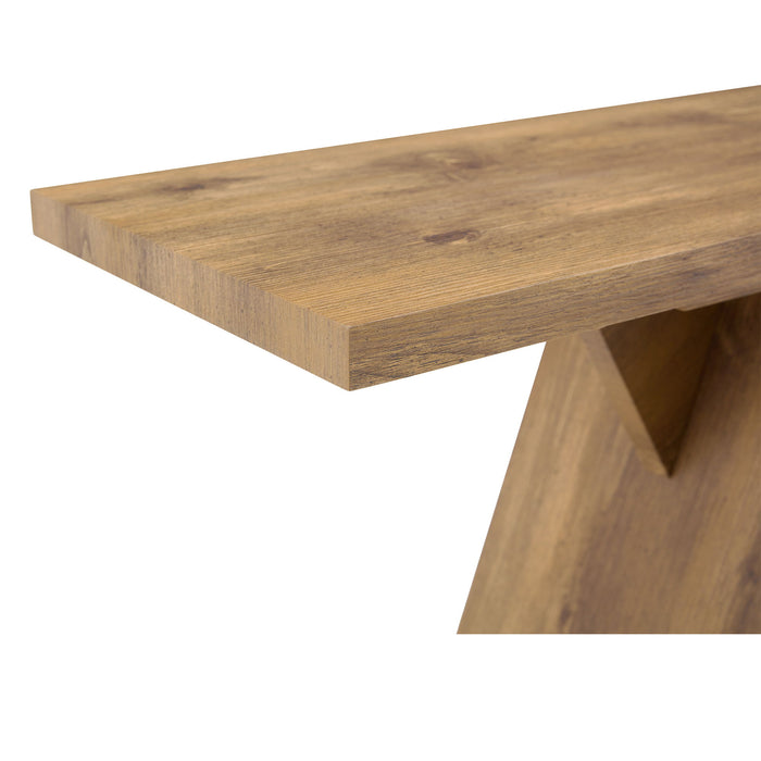 Console Table With V - Shaped Base
