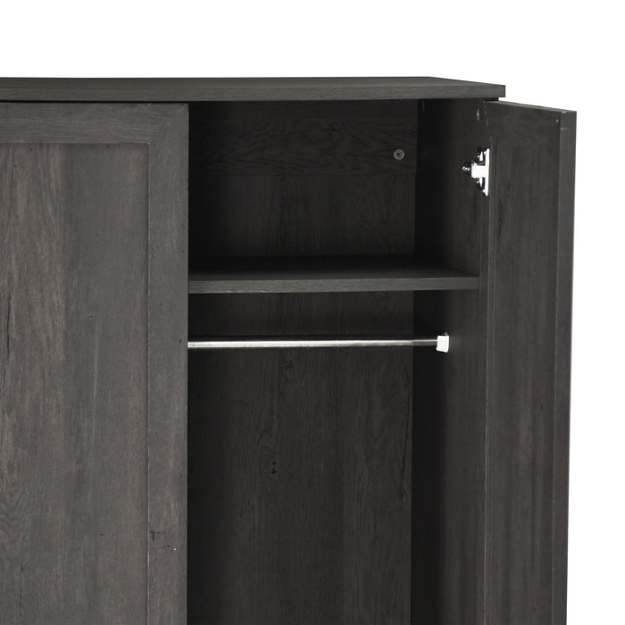 Danbury - Wood Wardrobe - Gray