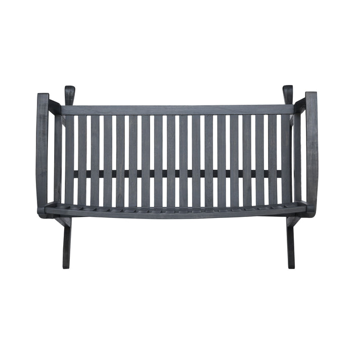 Baxter - Rocking Loveseat - Dark Gray
