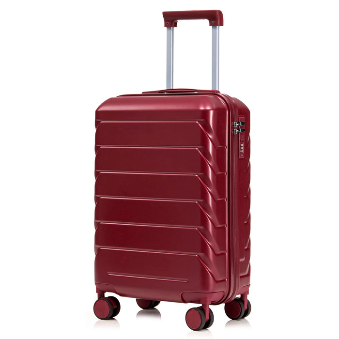 Spinner Luggage Set With Combination Lock