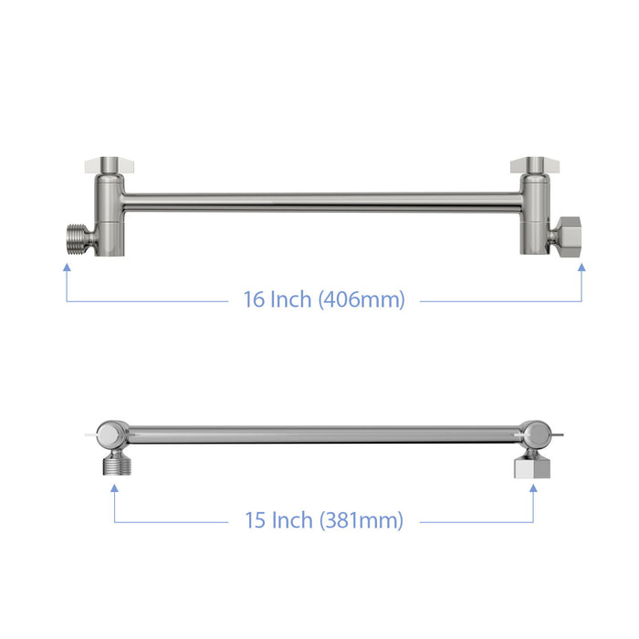 Sleek Design Stainless Steel Shower Arm Extension