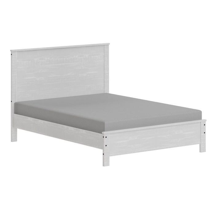 Albany - Bed Frame With Headboard, Heavy Duty Modern Rustic Design