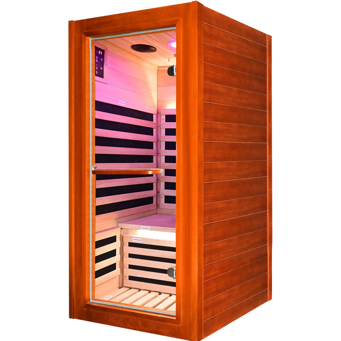 Oguman - Infrared Sauna Room Single With Whole Body Heating - Natural