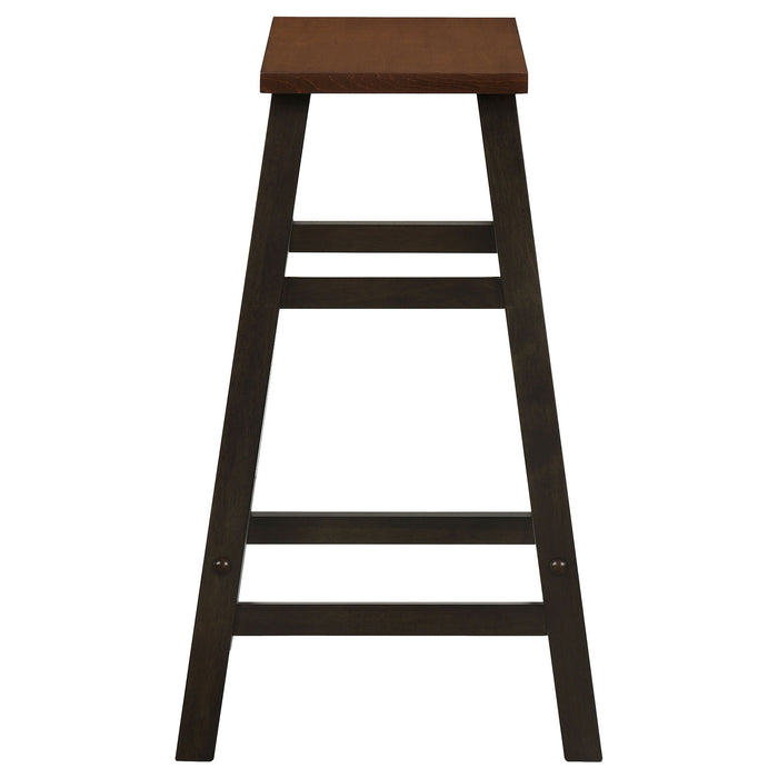 Robbie - 4 Piece Counter Height Dining Set - Dark Brown