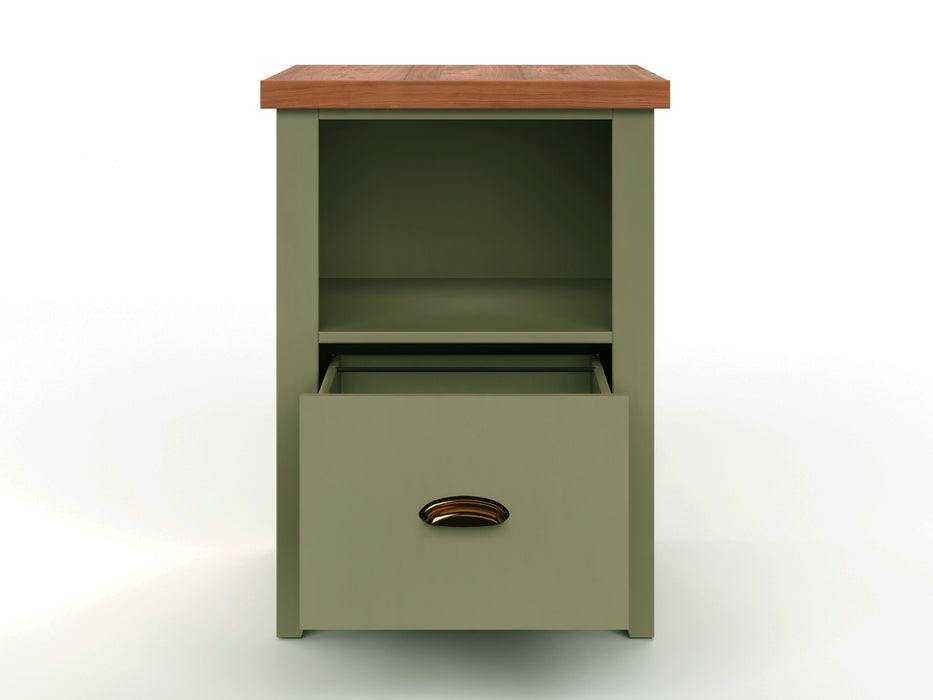 Drawer File - Sage Green / Fruitwood