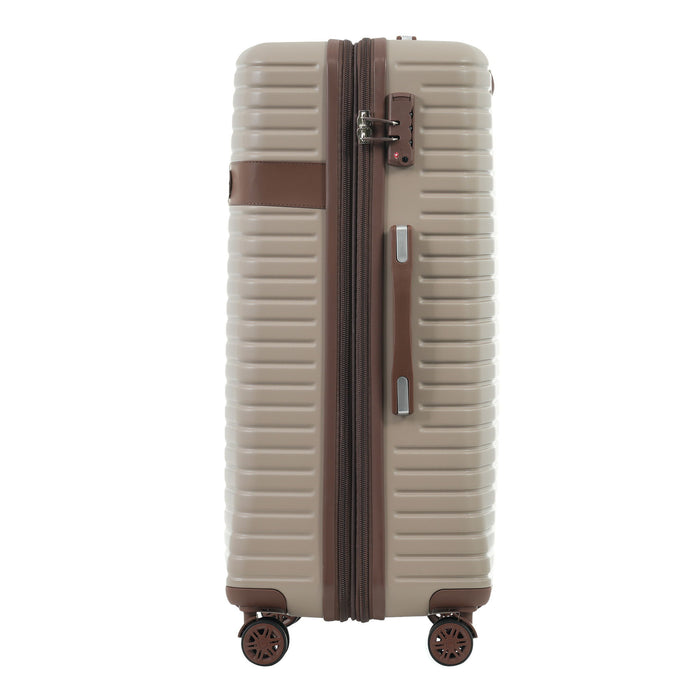 4 Piece Luggage Suitcase Set, Hard Shell Lightweight Expandable Travel Luggage With 4 Packing Cubes