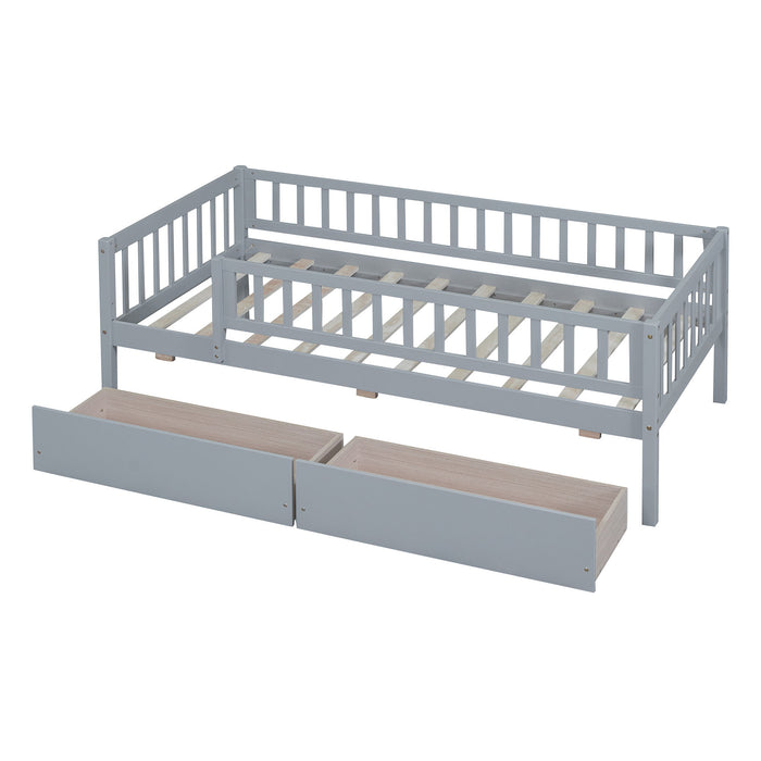 Multifunctional Wooden Daybed Bed