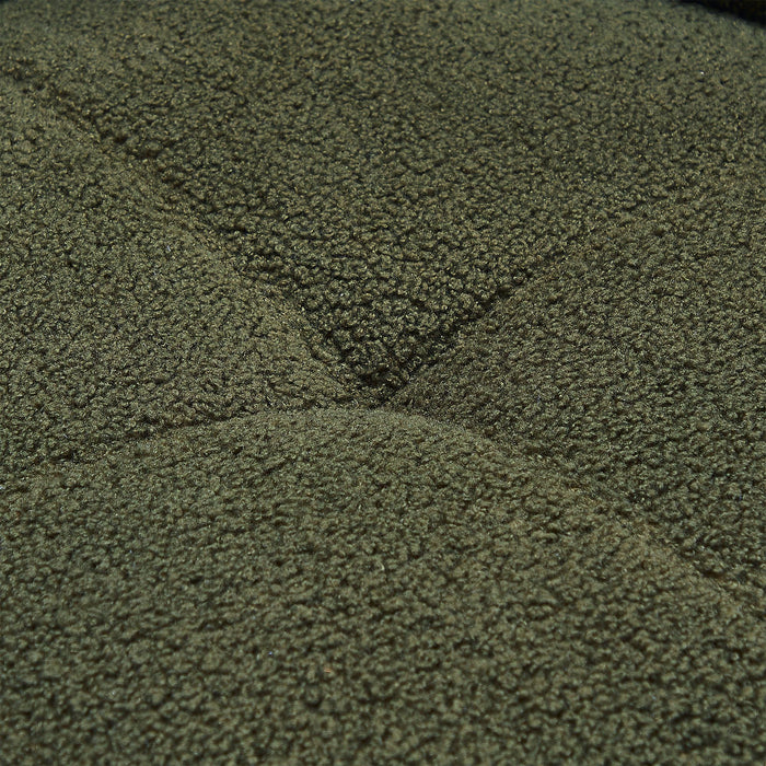 360° Swivel Chair Upholstered Accent Barrel Chair With Adjustable Headrest