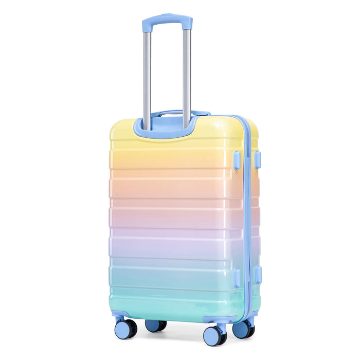 Luggage Set 20" /24" /28" With Combination Lock And Silent Wheels