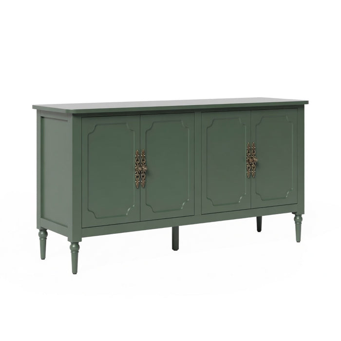 Vintage Buffet Cabinet With Adjustable Shelves