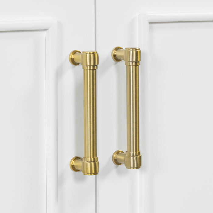 Bathroom Vanity With Sink, 1 Divided Drawer And 2 Soft Close Doors With Double Shelf