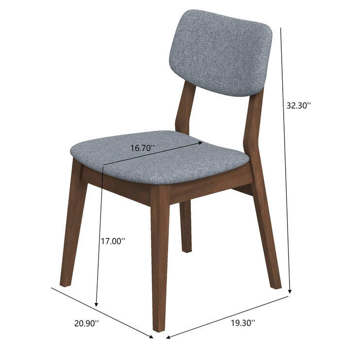 Carlos - Solid Back Side Chair (Set of 2)