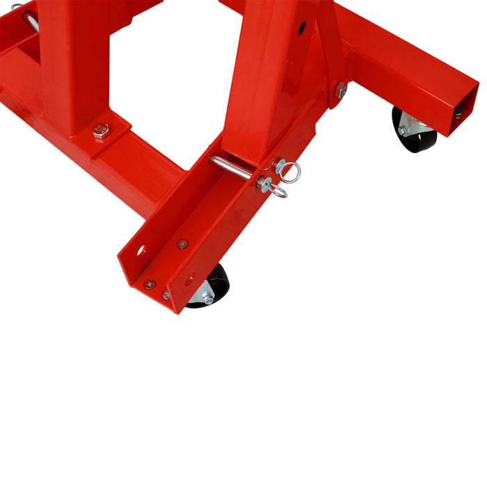 2 Ton Folding Engine Hoist Crane Lift With 6 Wheels