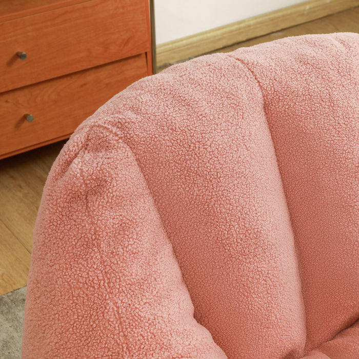 Comfy Bean Bag Chair With Memory Foam Filler, Tufted Soft