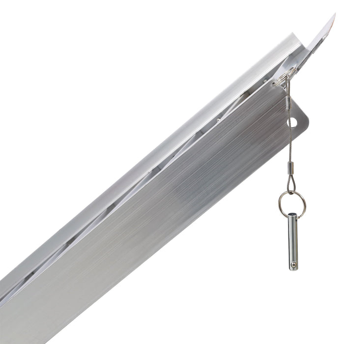 Portable And Foldable Wheelchair Ramp With Non Skid Surface