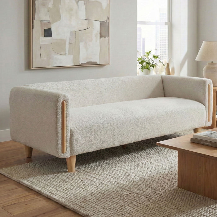 3 Seater Sofa For Living Room - Oatmeal