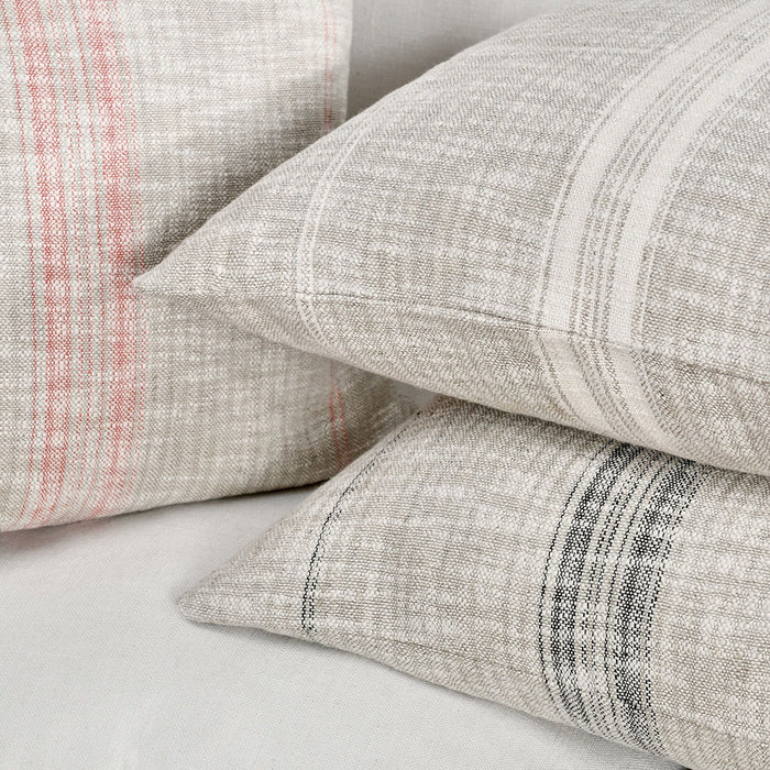 Ria - 36" x 16" Pillow - Natural / Black