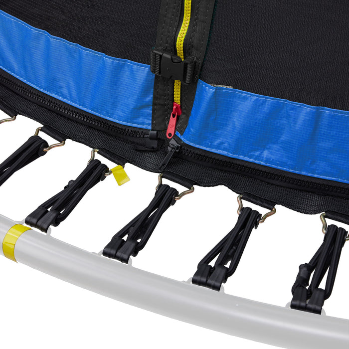 8 Ft Trampoline Inner Safety Net Elastic Ropes Version - Blue