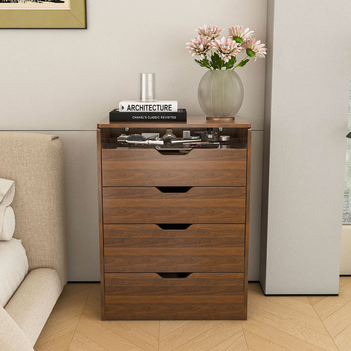 Vanity Desk With Lighted Mirror & Stool
