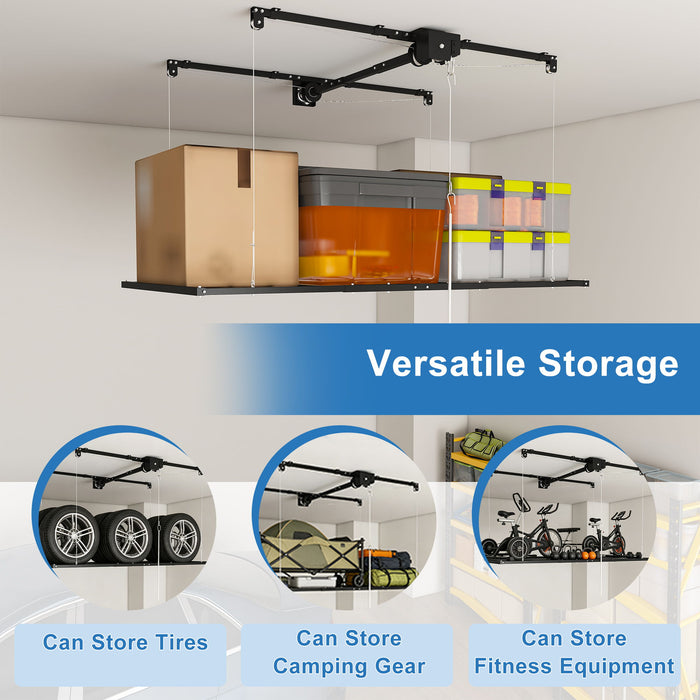 Overhead Garage Storage Rack For Ceilings