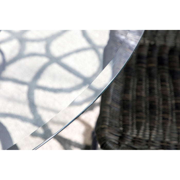 Marina - Round Dining Table - Gunmetal