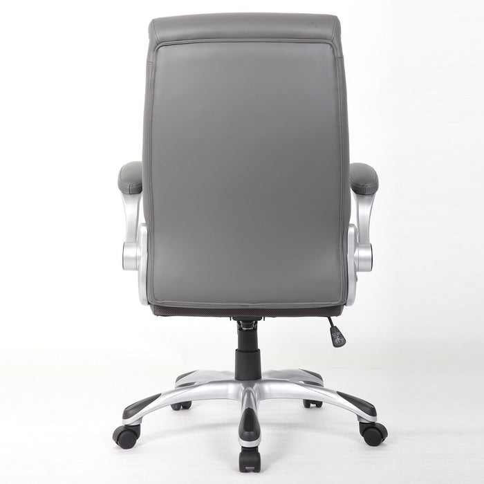 High Back Ergonomic Executive Office Chair, Adjustable Height And Lumbar Support For Home & Office - Antique Gray