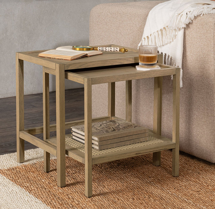 Devin - Solid Wood Nesting Accent Tables