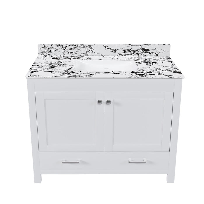 Bathroom Vanity & Storage - White