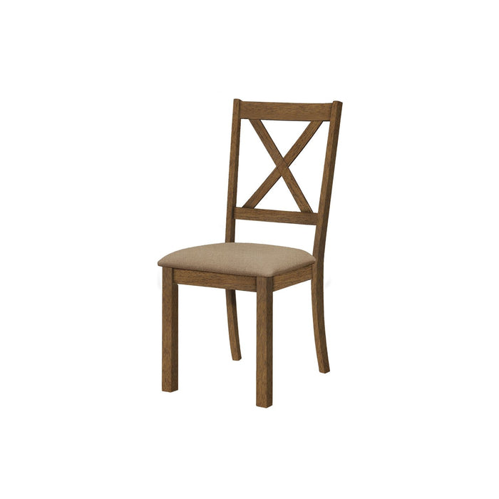 Dining Chair Side, Upholstered For Dining Room, Transitional (Set of 2)