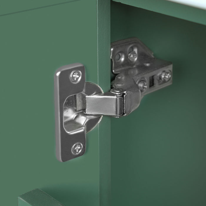 Bathroom Vanity With Sink, Deep Drawer, Door Shelf, 2 Tier Basket