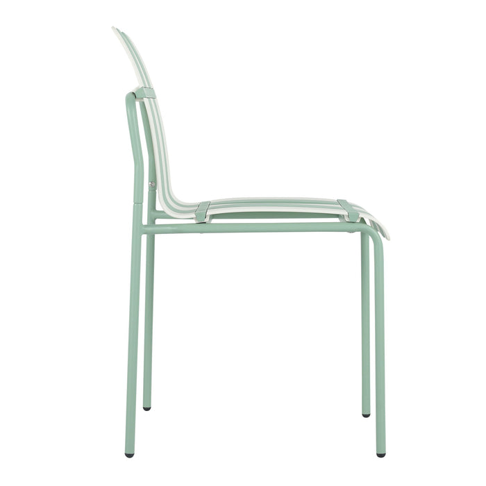 4 Piece Set Of Modern Color Block Designed Single Chairs