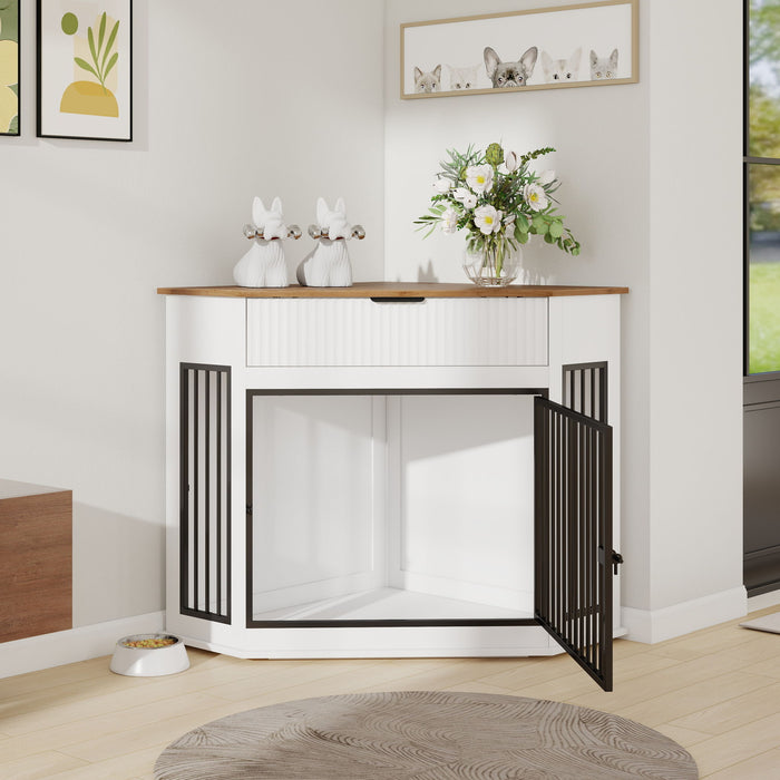 Corner Dog Crate