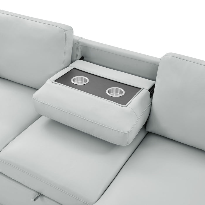 Tracey - Sofabed With Pullout - Silver