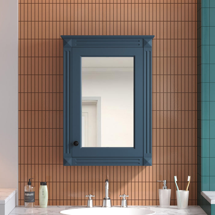 Wall Mounted Bathroom Storage Medicine Cabinet For Over Toilet With Mirror