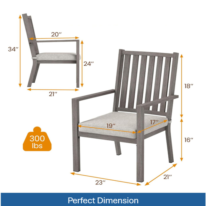 Patio Dining Chairs With Thick Cushions