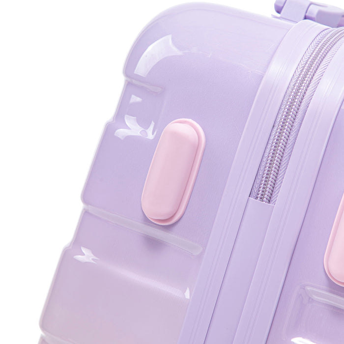 Luggage Set 14" / 20" With Combination Lock And Cosmetic Case