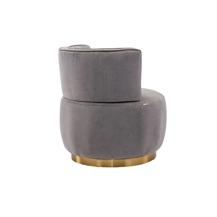 360 Degree Swivel Cuddle Barrel Accent Sofa Chair