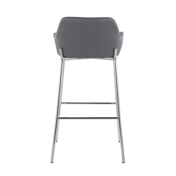 Daniella - Contemporary Fixed Height Barstool (Set of 2)