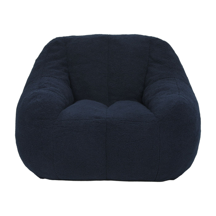Comfy Bean Bag Chair With Memory Foam Filler, Tufted Soft