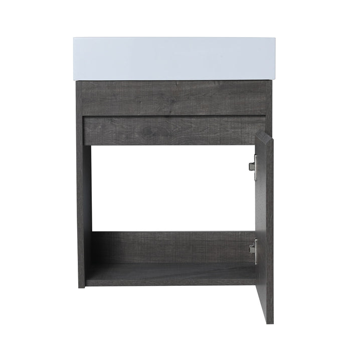 Sink Floating Bathroom Vanity With Soft Close Cabinet Door