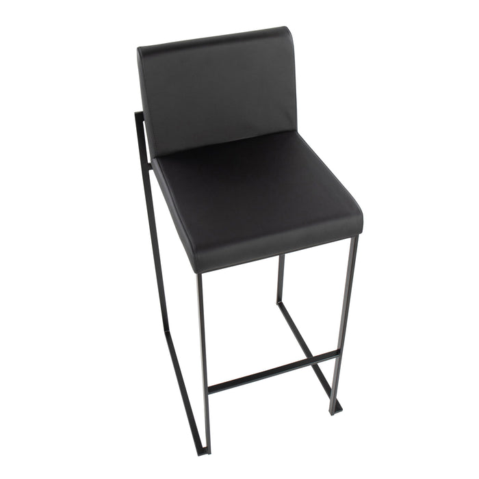 Fuji - Contemporary High Back Barstool Elegant Design