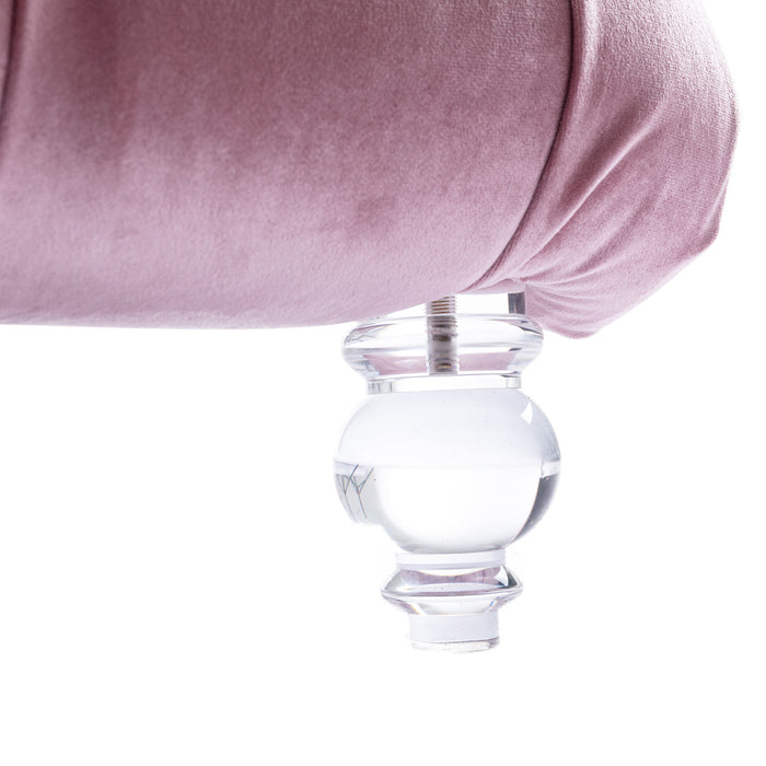 Velvet Chaise Lounge Indoor, Button Tufted Upholstered Chaise Lounge Chair With Pillow