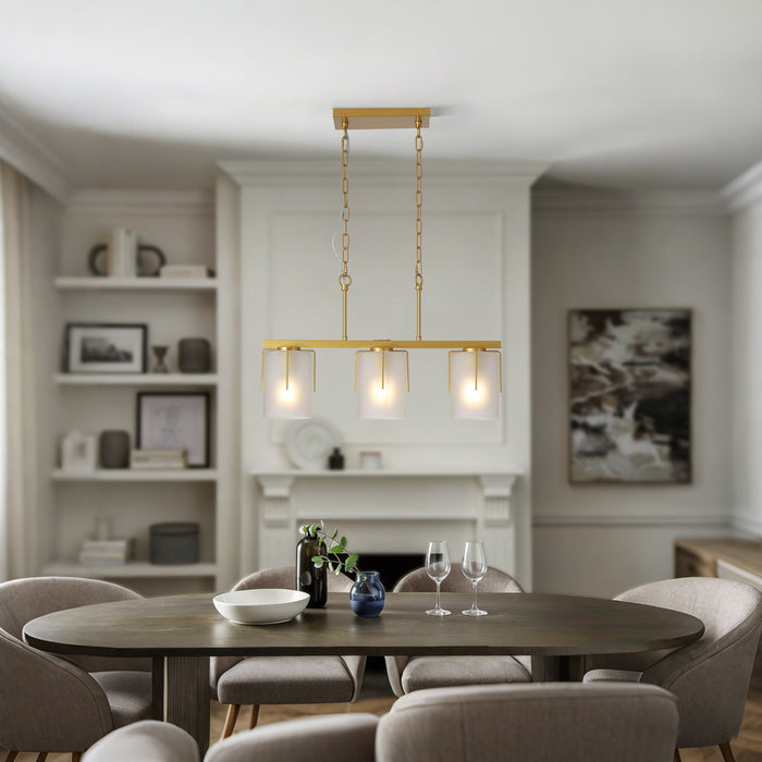Adjustable Cylindrical Pendant Light